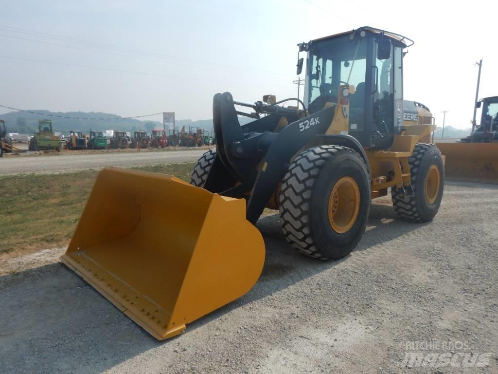 John Deere 524K Læssemaskiner på hjul