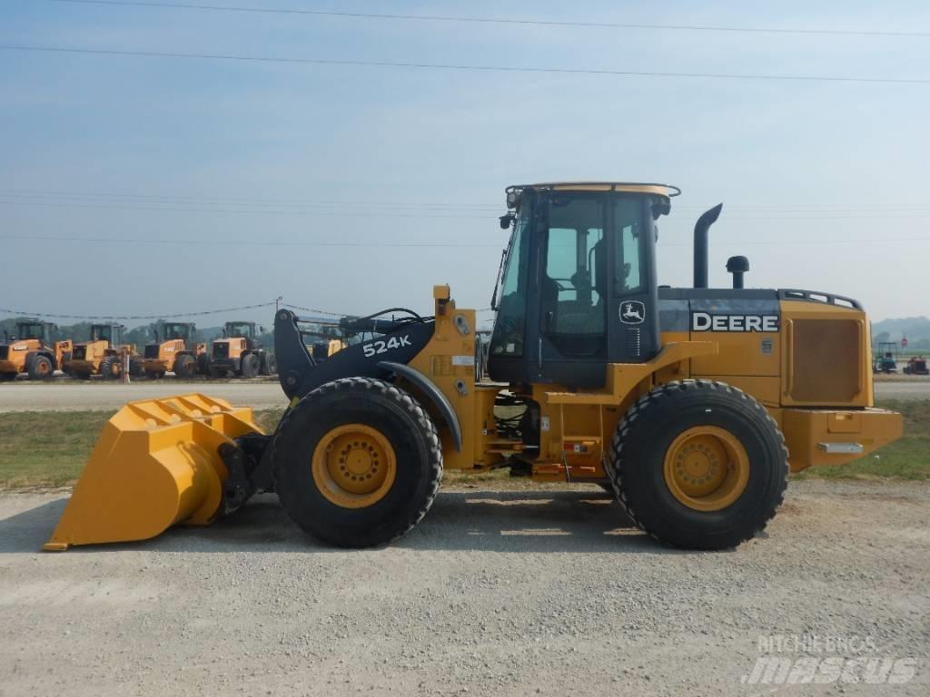 John Deere 524K Læssemaskiner på hjul