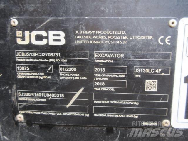 JCB JS130LC Plus+ Gravemaskiner på larvebånd