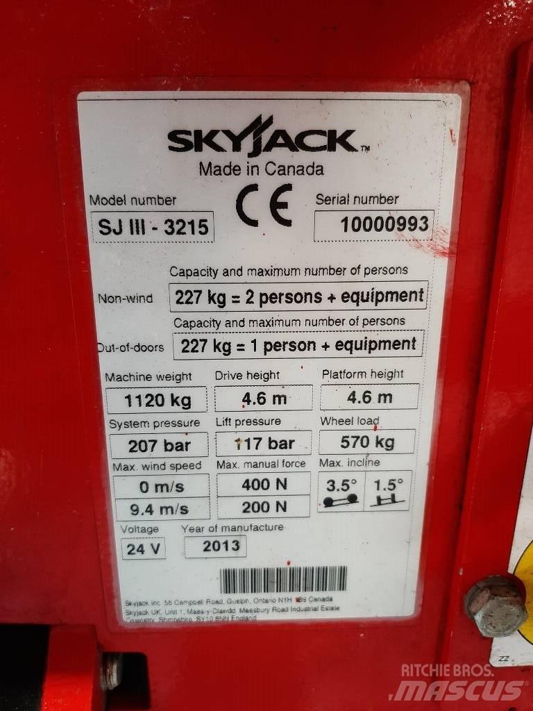 SkyJack SJIII 3215 Saxlifte