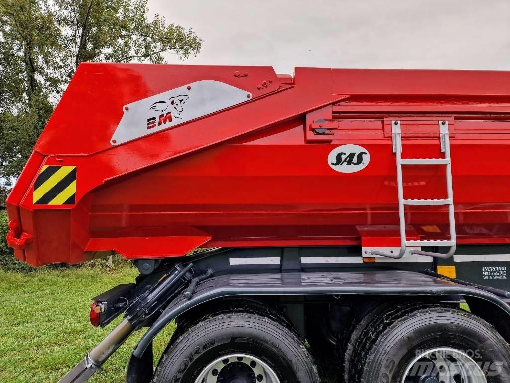 Benalu Hardox Semi-trailer med tip