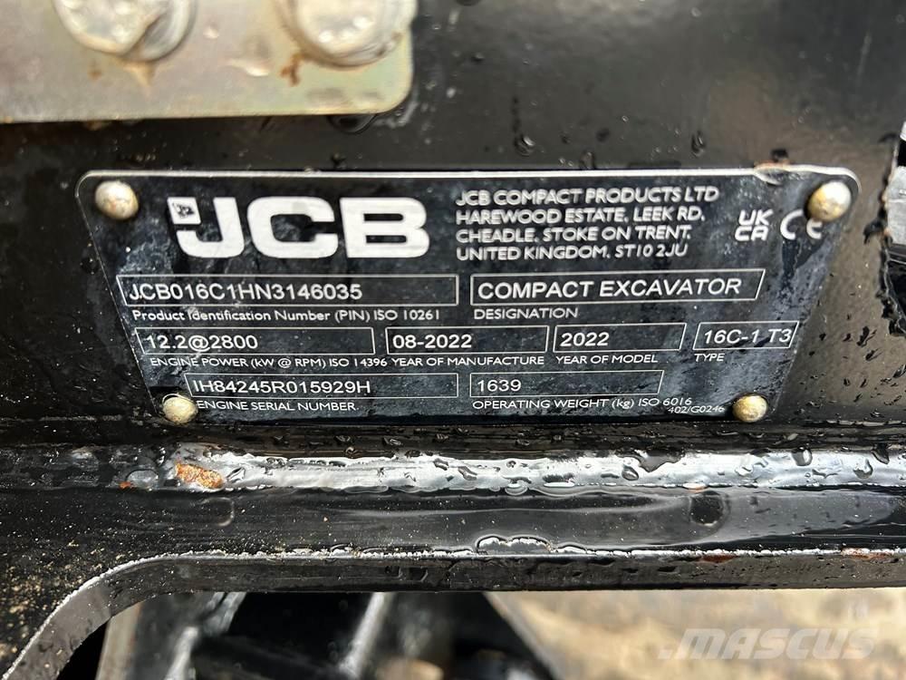 JCB 16C-1 Minigravemaskiner