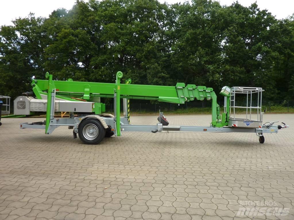 Omme 2500 EBDZ Trailermonterede lifte