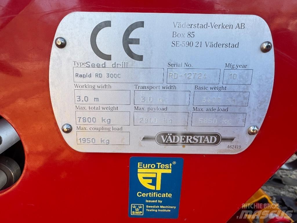 Väderstad Rapid 300C Kombi-såmaskiner