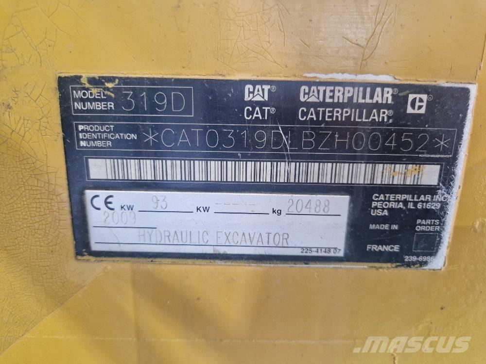 CAT 319D Gravemaskiner på larvebånd