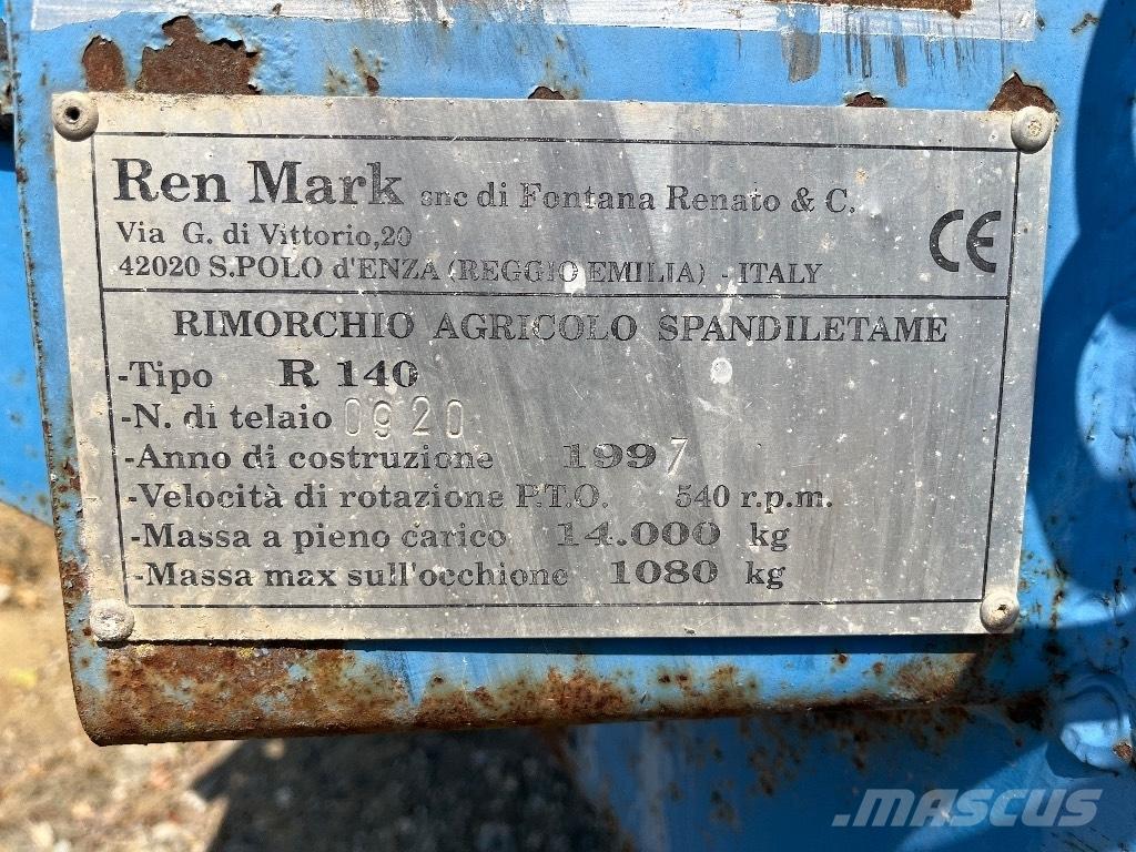  REN MARK R 140 Gødningsspreder