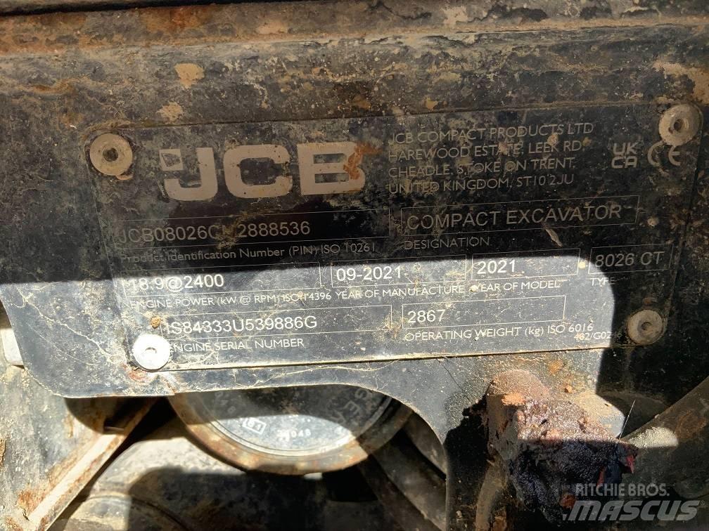 JCB 8026 CTS Minigravemaskiner