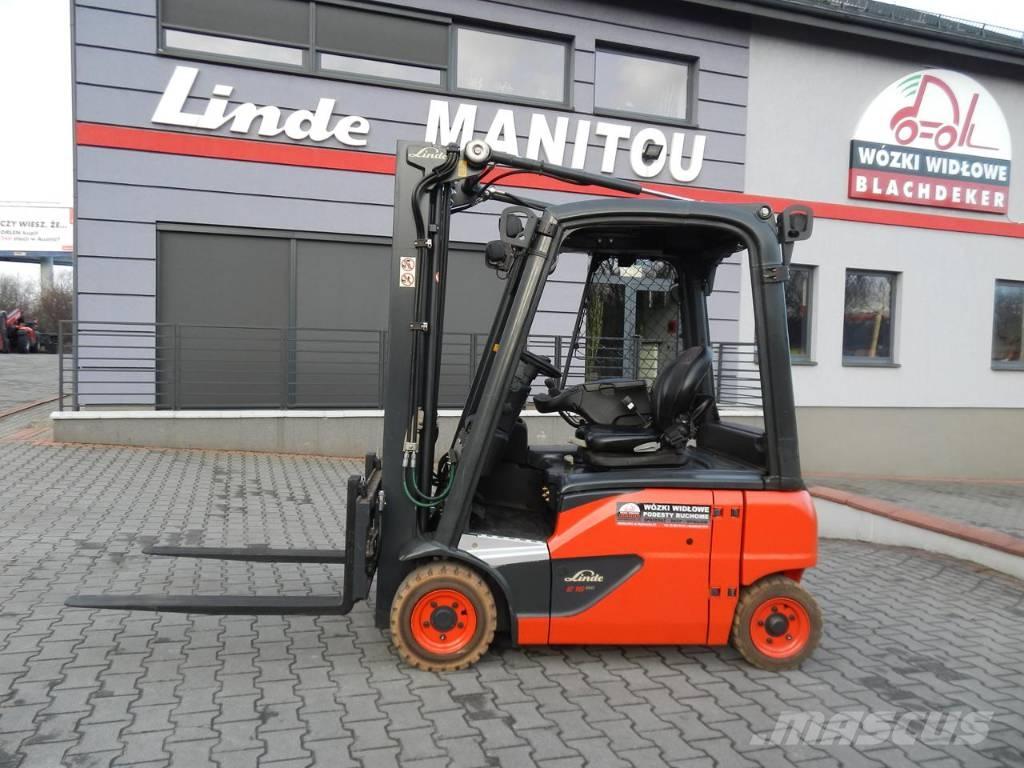 Linde E16P-02 El gaffeltrucks