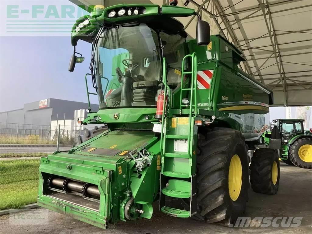 John Deere t670 Mejetærskere