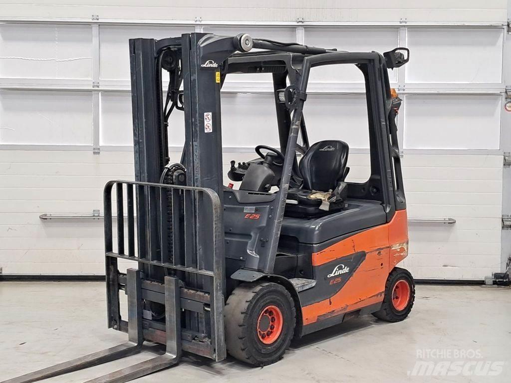 Linde E25-01 El gaffeltrucks