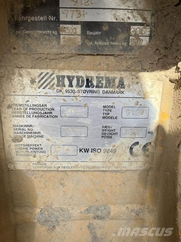 Hydrema 912C Dumpere