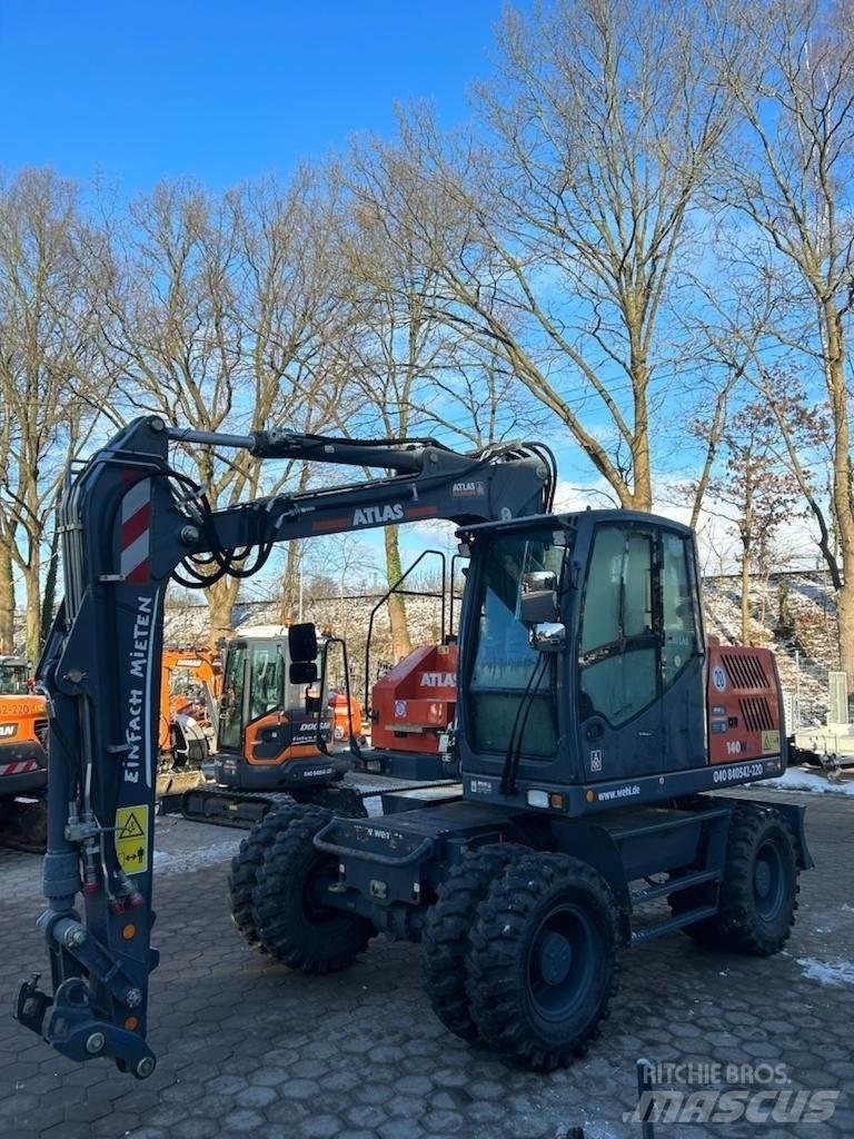 Atlas 140W-BLUE Gravemaskiner på hjul