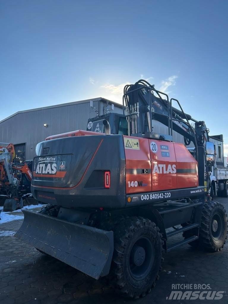 Atlas 140W-BLUE Gravemaskiner på hjul