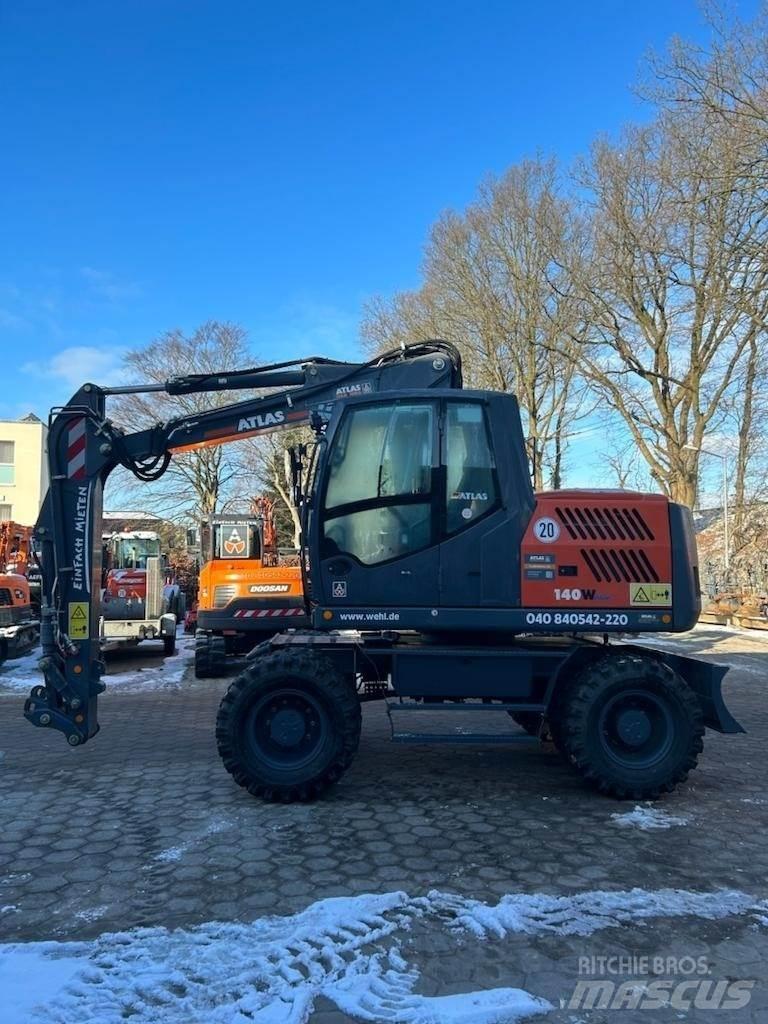 Atlas 140W-BLUE Gravemaskiner på hjul