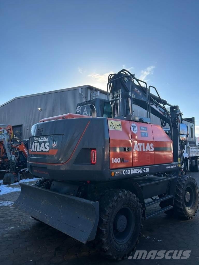 Atlas 140W-BLUE Gravemaskiner på hjul