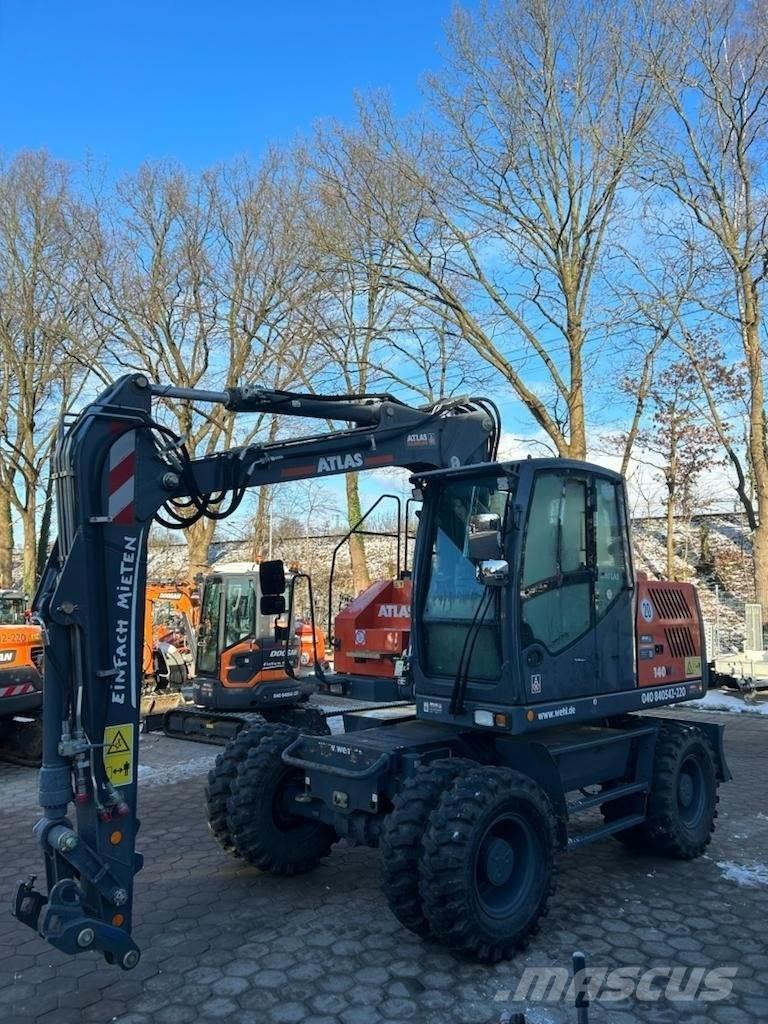 Atlas 140W-BLUE Gravemaskiner på hjul