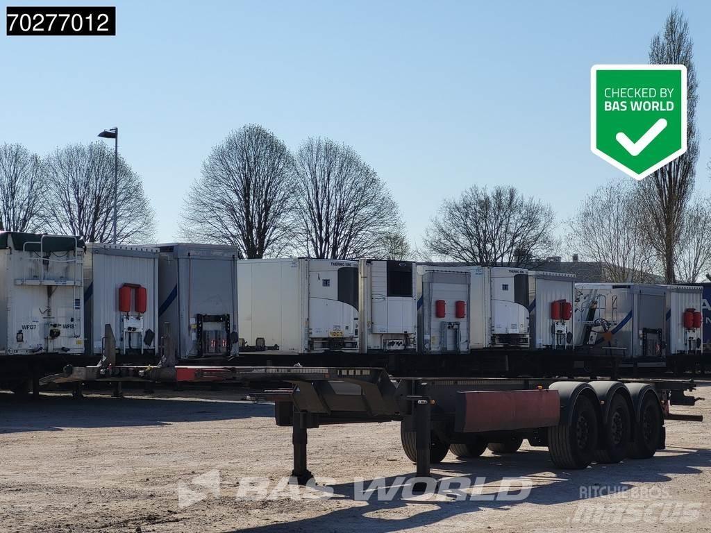 Van Hool 3 axles Semi-trailer med containerramme