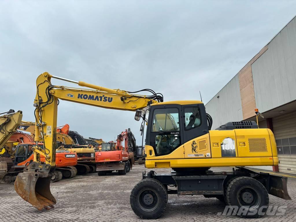 Komatsu PW 180-7 Gravemaskiner på hjul