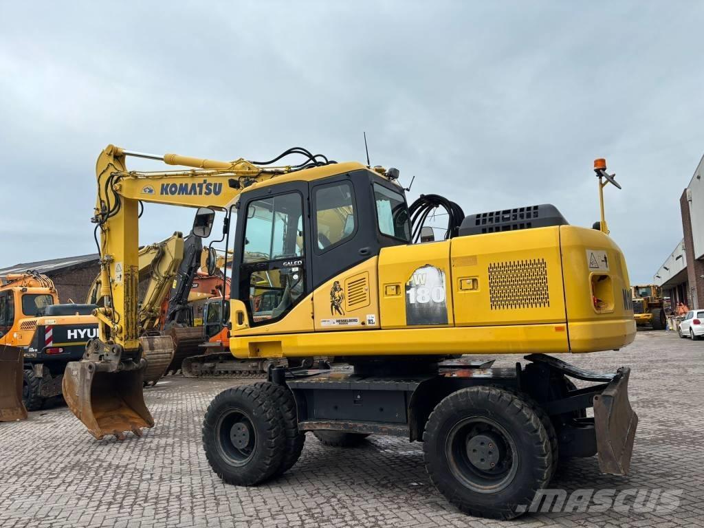 Komatsu PW 180-7 Gravemaskiner på hjul