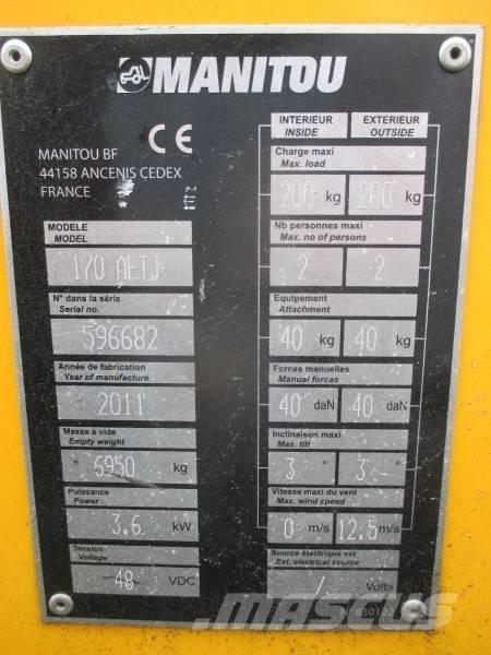 Manitou 170AETJ Bomlifte med knækarm