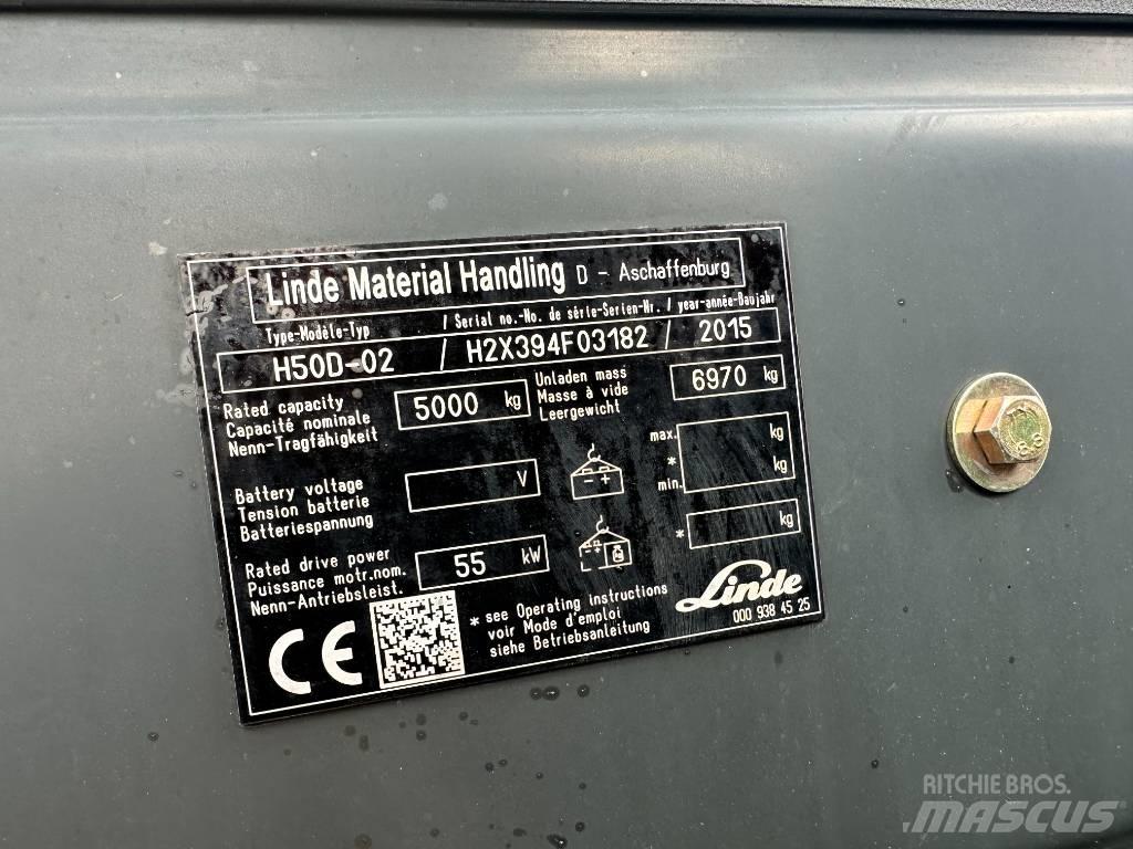 Linde H 50 D Diesel gaffeltrucks