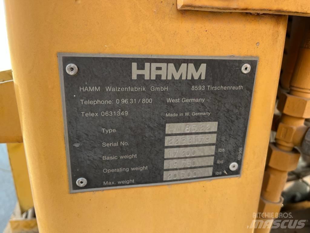Hamm HD 85 Tvilling tromle