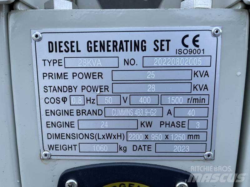 Cummins 28 kVA Dieselgeneratorer