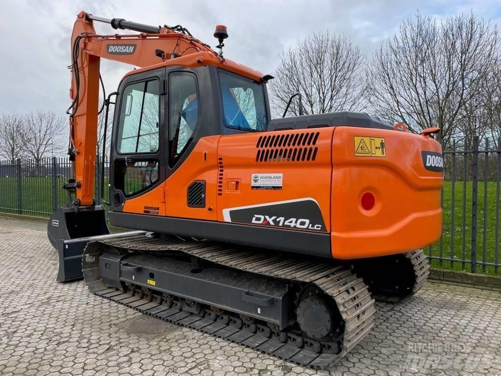 Doosan dx140w Gravemaskiner på hjul