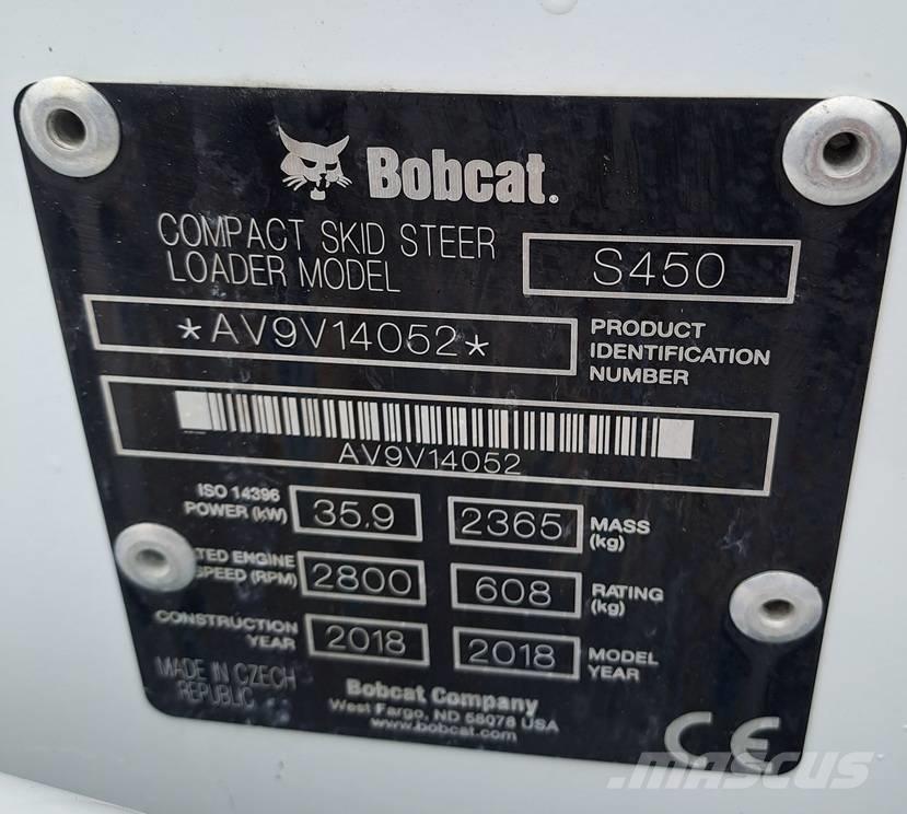 Bobcat S 450 Minilæsser - skridstyret