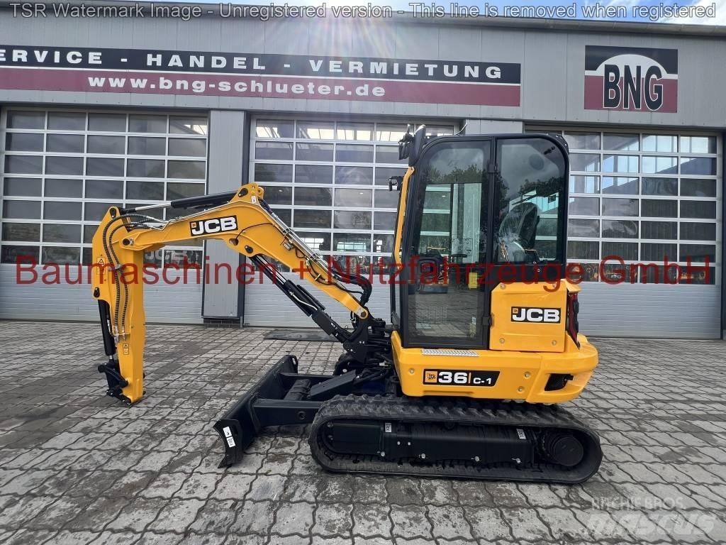 JCB 36C -werkneu- Minigravemaskiner