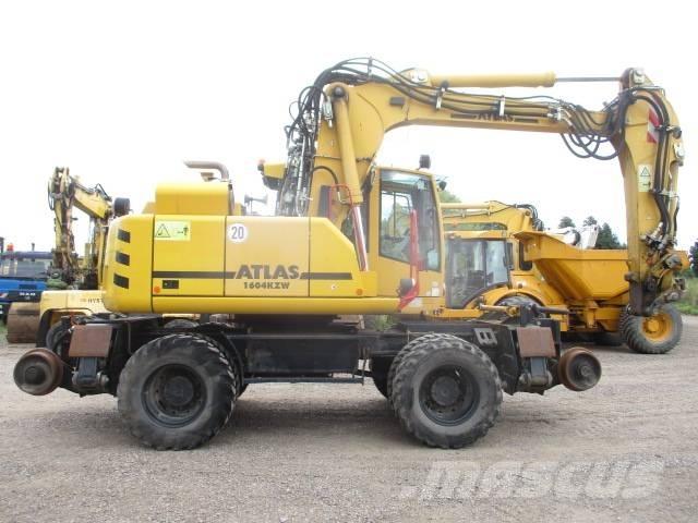 Atlas 1604 ZW Gravemaskiner på hjul