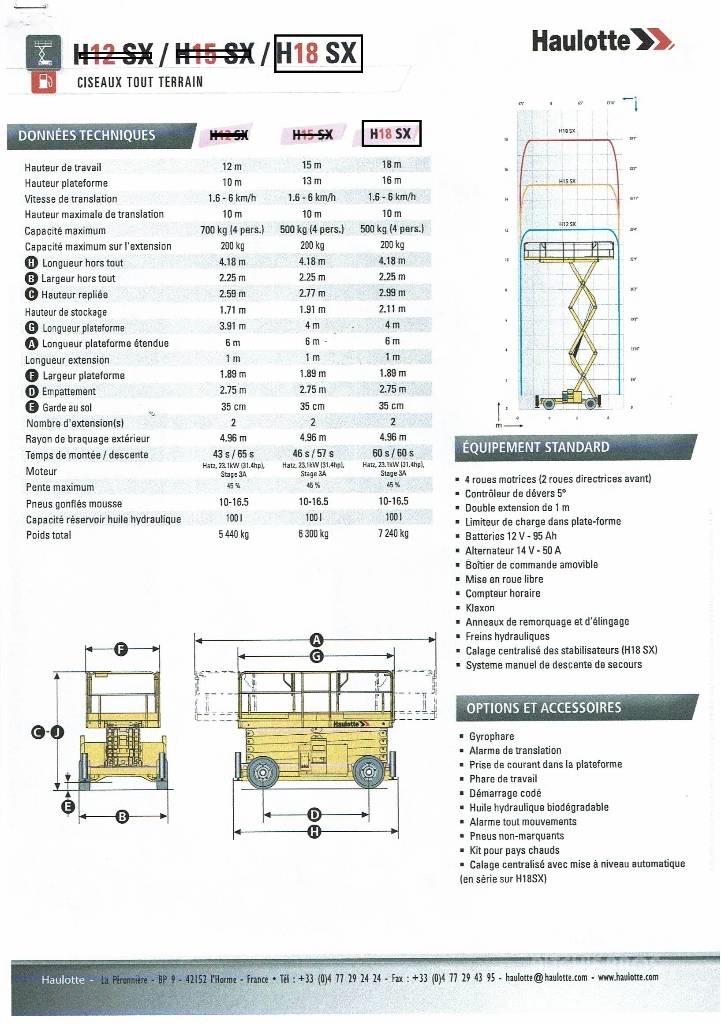 Haulotte H 18 SX Saxlifte