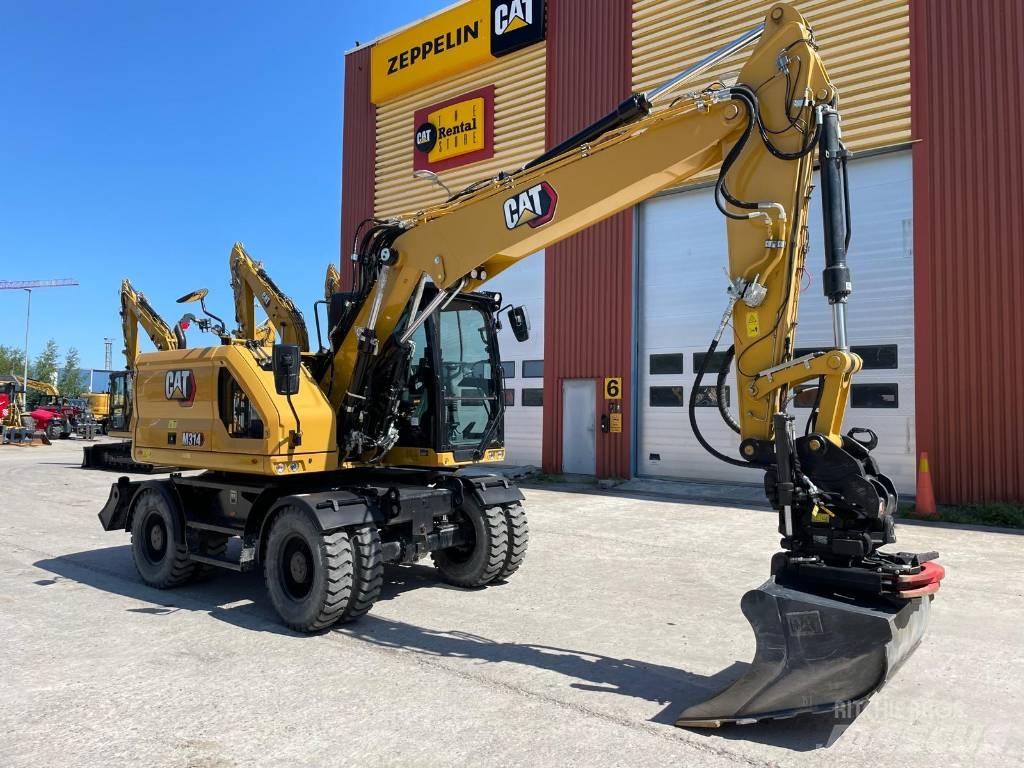CAT M314 Gravemaskiner på hjul