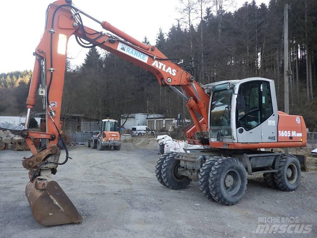 Atlas 1605 M Gravemaskiner på hjul