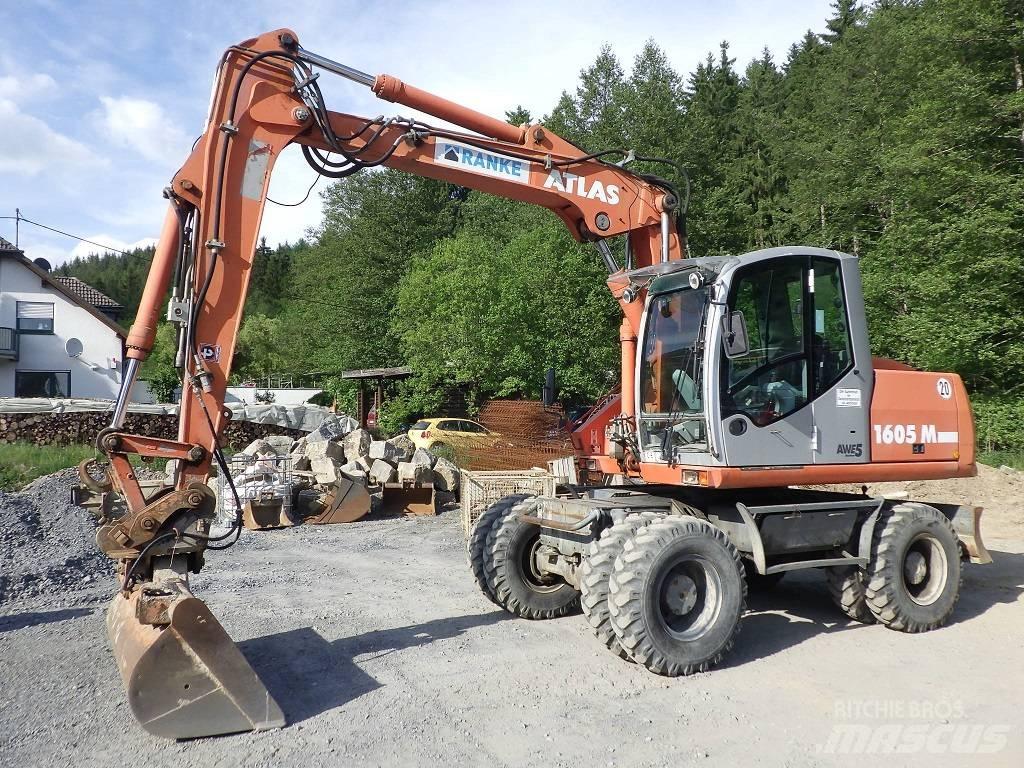 Atlas 1605 M Gravemaskiner på hjul