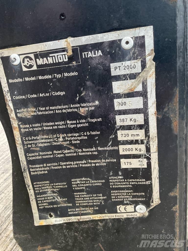 Manitou PT2000 Andet tilbehør