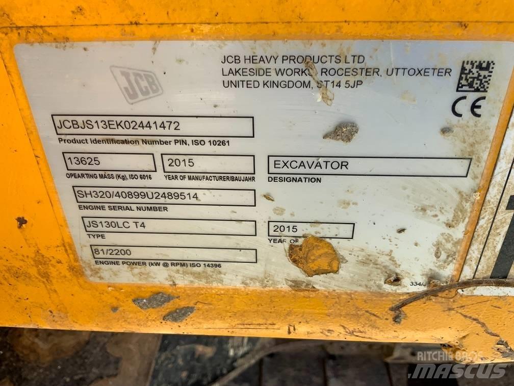 JCB JS 130 LC Gravemaskiner på larvebånd
