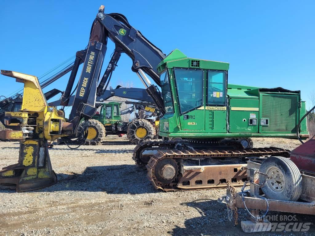 John Deere 853 Fældebunkelæggere