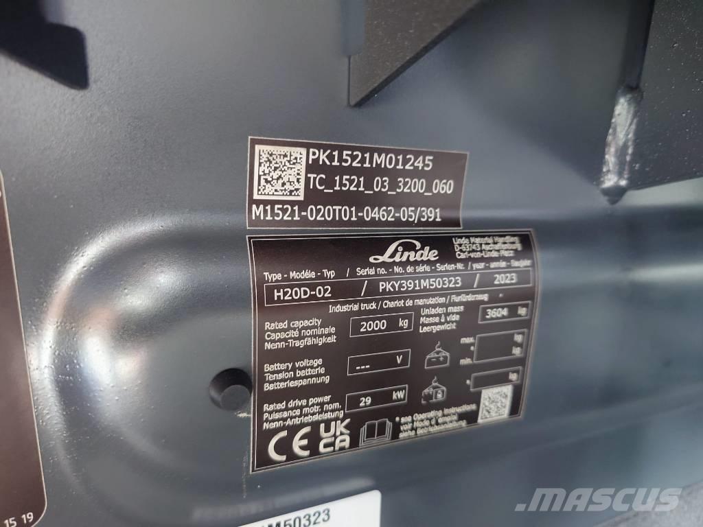 Linde H 20 D Diesel gaffeltrucks