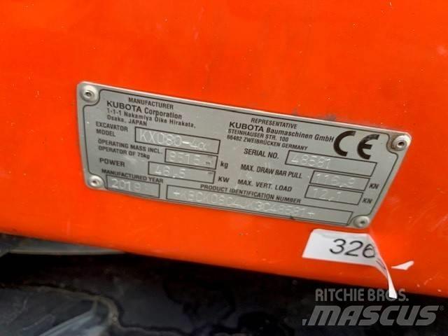 Kubota KX 080-4 Midi-gravemaskiner 7t - 12t