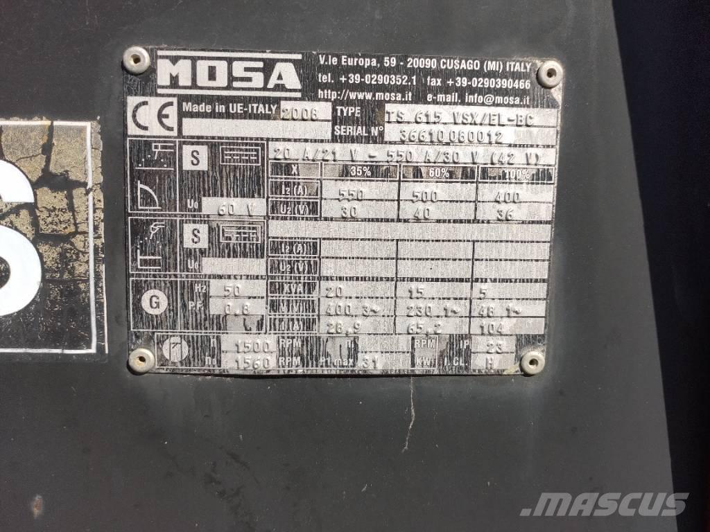 Mosa TS615 - VSX/EL-BC Svejsemaskiner