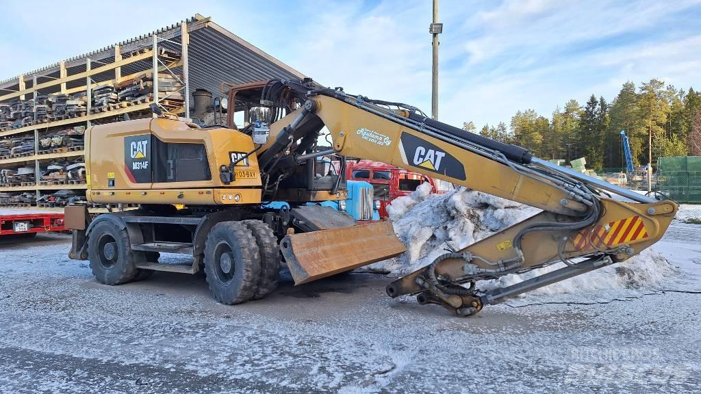 CAT M314F Gravemaskiner på hjul
