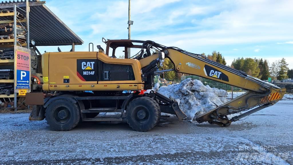 CAT M314F Gravemaskiner på hjul