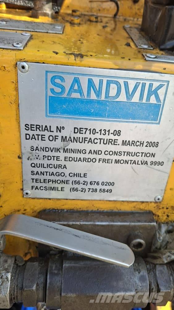 Sandvik DE710 Overfladeboreudstyr / Borerigge