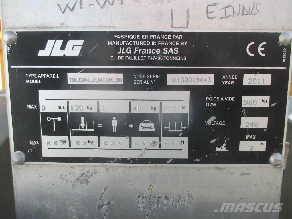 JLG Toucan Junior 8 Søjlelifte