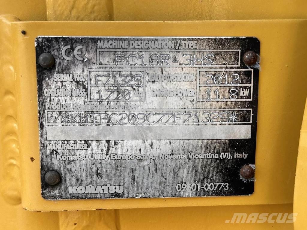 Komatsu PC16R-3HS Minigravemaskiner