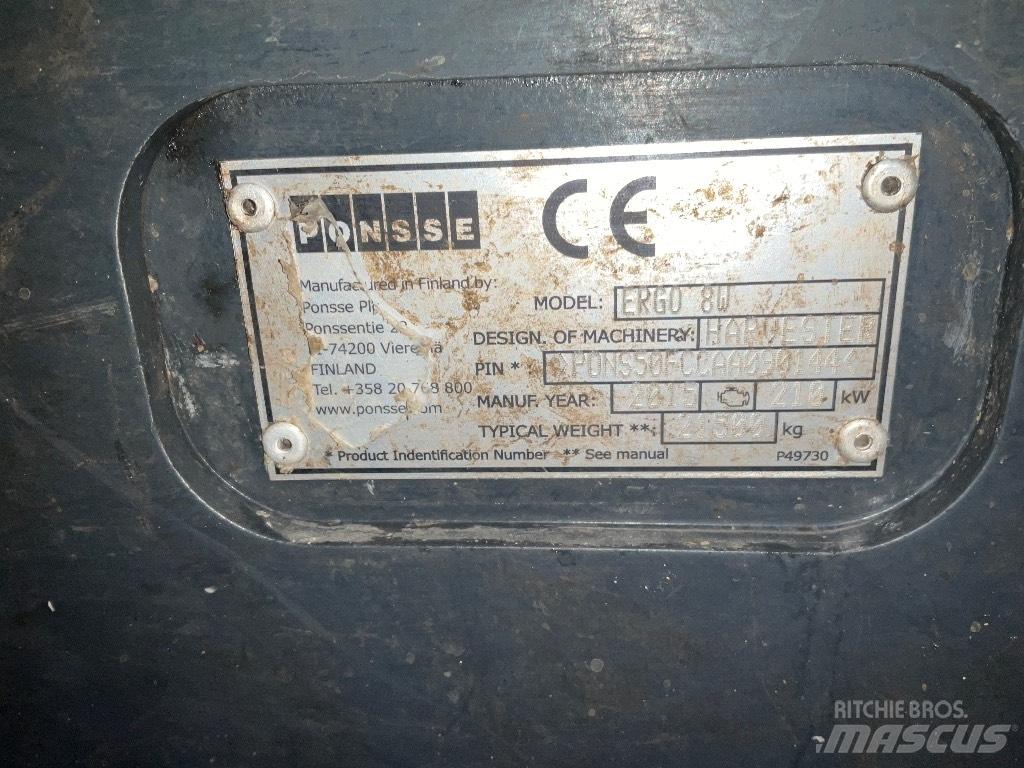 Ponsse ERGO 8W Skovningsmaskiner