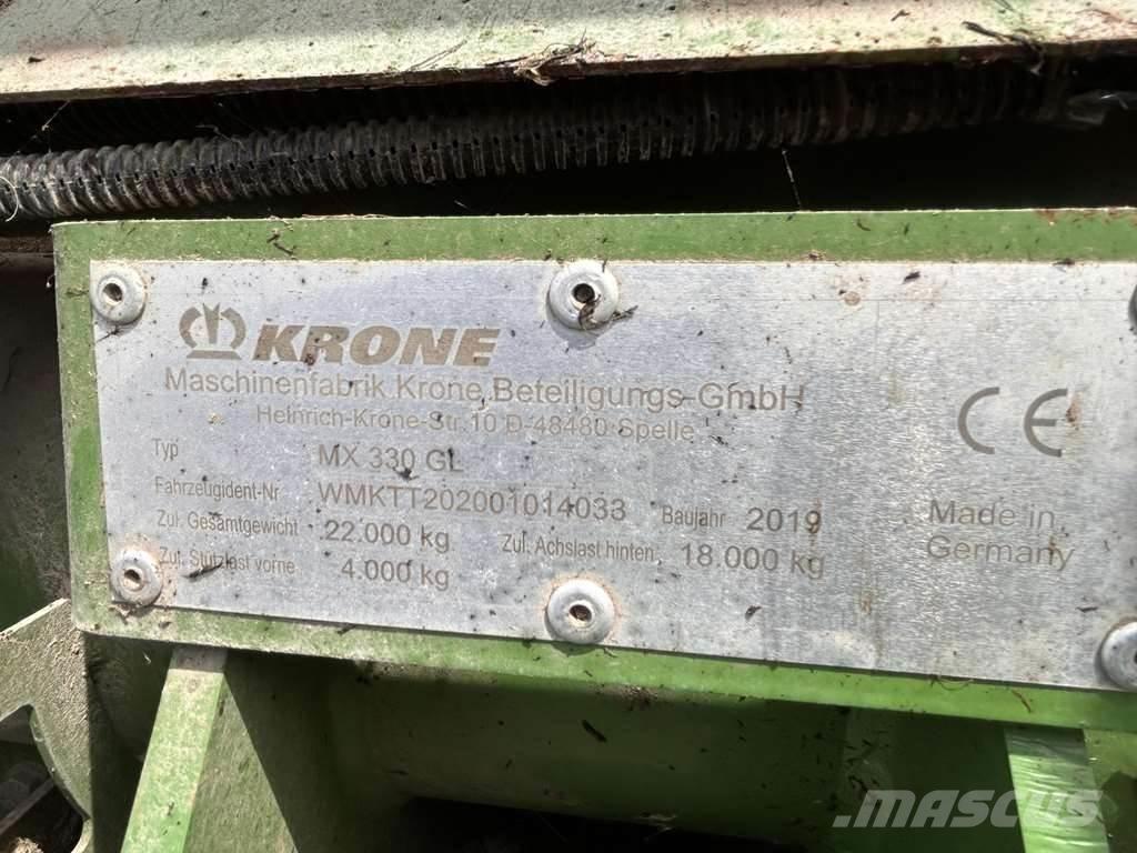 Krone MX 330 GL Finsnittere