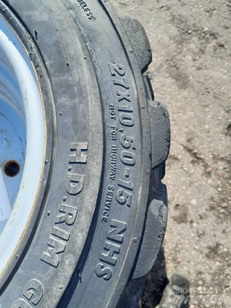 BKT 27x10,50-15 Hjul Hjul, Dæk og Fælge