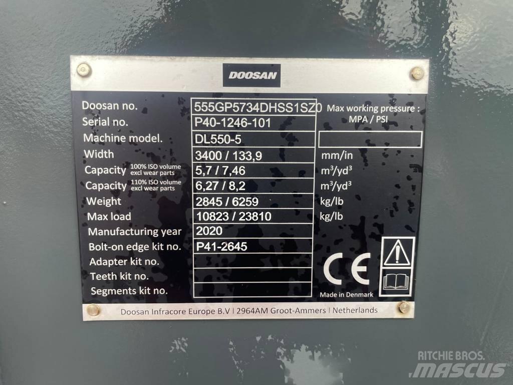 Doosan DL550 Skovle